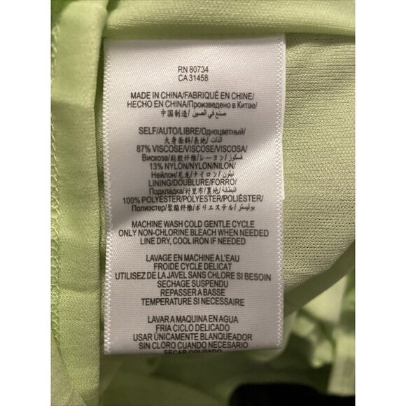 NWT BCBGeneration Womens Sz 4 Melon One Shoulder Ruffle Hem Belted Mini Dress - Picture 7 of 9